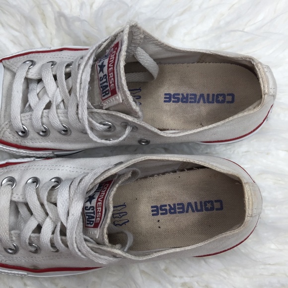 White Converse Shoes - Picture 3 of 8